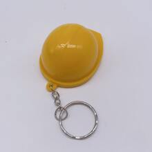 1pc Men's Yellow Resin Hard Hat Bottle Opener Keychain, Suitable For Everyday Use And Gift Giving - View 5