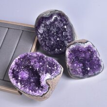 1 件烏拉圭天然晶簇裝飾,水晶石展示,200-300 克/件,形狀隨機 - 200-300g - 查看 6