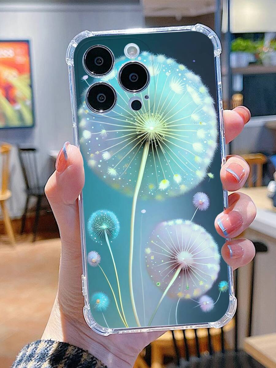 Dandelion Pattern Phone Case - Multicolor - View 1