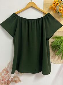 Women T-Shirts - 軍綠色 - 查看 2