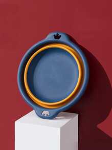 1 Miếng Gấp lại Chậu rửa mặt Nhà  Có thể mang đi Riêng tư Nhỏ bé lòng chảo Du lịch Ký túc xá sinh viên Nhựa Giặt Xanh - Màu xanh hải quân - Xem 2