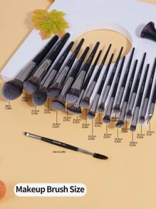 MAANGE 18pcs Professional Makeup Brush Set,Makeup Tools With Soft Fiber For Easy Carrying,Foundation Brush,Eye Shadow Brush,Eyebrow Brush,Brush Set For Travel,Brush Set,Makeup Brush Kit,Make Up Brush Set,Make Up Set Complete,Makeup Brush Set,Complete Makeup Kit,Brush Kit,Brushes Makeup Set,Makeup Gift Set,Set