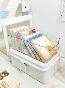 1PC Desktop Drawer Storage Organizer Bin - Clear - View 2