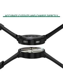 6入組男女式拼色時尚休閒pc防摔空心智慧手錶保護殼和屏幕保護器鋼化膜,適用於三星galaxy Watch Case 40mm/44mm,適用於三星galaxy Watch 6,智慧手錶保護殼配件 - 彩色 - 查看 6