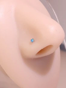 3 cái/bộ Thép không gỉ Hình chữ L Đinh mũi , Thích hợp Đối với phụ nữ Và Nam , Hoàn hảo Đối với Mặc hàng ngày , Các bữa tiệc , Sinh nhật - Bạc - Xem 9