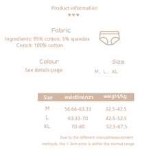 1 pieza Shorts estilo japones suave cintura media triángulo - Albaricoque - Ver 2