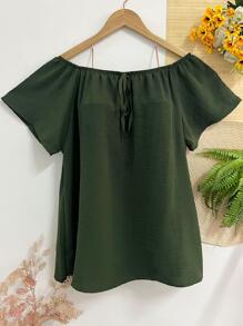 Women T-Shirts - 軍綠色 - 查看 1