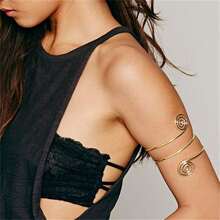 espiral brazalete remolino Brazalete brazalete Brazalete Pulsera egipcio Disfraz Accesorio