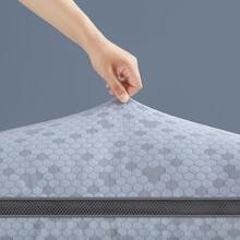 1 件碎記憶海綿枕頭,可調節涼爽透氣枕頭,適合深度睡眠 - 俯臥或側睡,可水洗床枕 - 灰色 - 查看 5