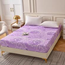 1 ga trải giường mềm mại kiểu dáng chải chuốt họa tiết lô hội (không có vỏ gối), ga trải giường chải chuốt đơn giản và tươi mới, vỏ bọc giường in kỹ thuật số hiện đại bằng polyester, nhẹ nhàng và tinh tế, thích hợp để ngủ khỏa thân, quấn 360 độ, có thể giặt bằng máy, dùng cho phòng ngủ, phòng khách, ký túc xá, mọi mùa - Màu tím - Xem 6