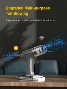 10000Pa Wireless Car Vacuum Cleaner with Brushless Motor Strong Suction Handheld Vacuum Cleaner Car Cleaning - Grey - View 4