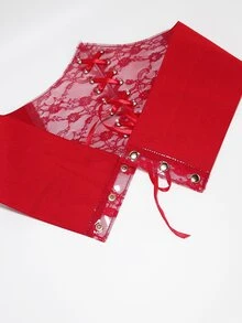 女士性感時尚腰帶,適用於派對、夏季和約會,兩款風格可選 - 一款腰帶和一款大型肩帶貼身連衣裙 - 紅色 - 查看 6