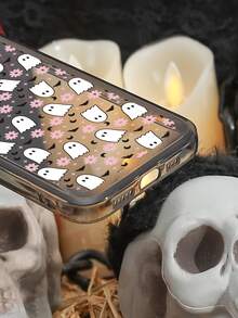 1入組手繪萬聖印花手機外殼 - 彩色 - 查看 3