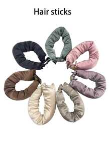 1pc Heatless Curling Wand Set With Hair Wrap, Perfect For Wavy Curls And Overnight Hair Styling Hair Styling Tool