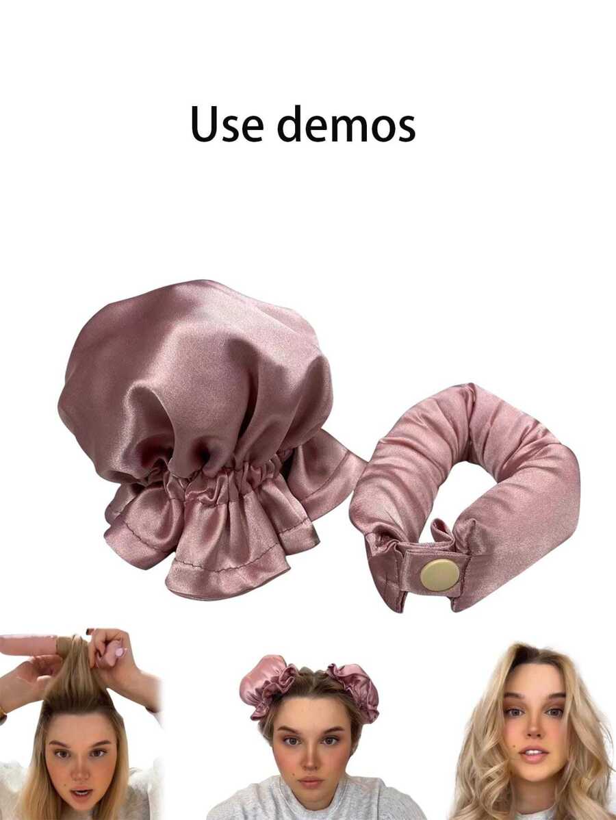 1pc Heatless Curling Wand Set With Hair Wrap, Perfect For Wavy Curls And Overnight Hair Styling Hair Styling Tool