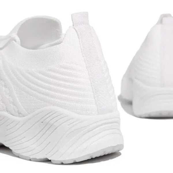 Women Mesh Knitting Sneakers Lightweight Arch Support Running Shoes