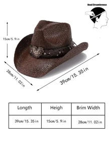 復古騎西部牛仔帽-男女皆宜的西部牛仔帽，適用於男性和女性牛仔帽