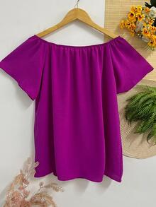 Women T-Shirts - 玫瑰紅 - 查看 4