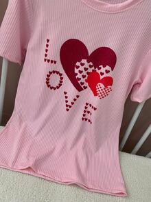 Women T-Shirts - 粉色 - 查看 3