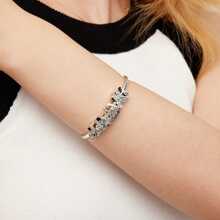 1 pieza vintage plata de ley 925 26 con letra colección A a Z colgante para plata esterlina Pulsera o Brazalete Bisutería regalo