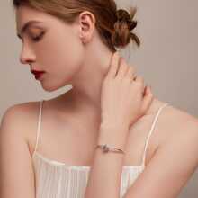 1 pieza vintage plata de ley 925 26 con letra colección A a Z colgante para plata esterlina Pulsera o Brazalete Bisutería regalo