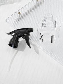 Pequeña Botella De Spray Para El Cabello Con Diseño De Tijeras, Rociador De Agua Tipo Prensa - transparente - Ver 2