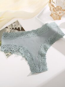 FINETOO 3 pezzi Perizomi Sexy In Pizzo A Tinta Unita Per Signora