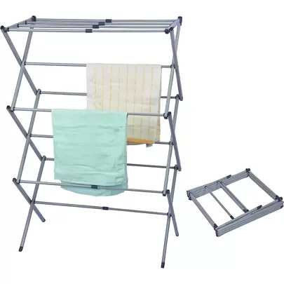 Clothes Drying Rack, Pre Assembled Drying Rack Clothing, Expandable Laundry Drying Rack, Towel Rack for Indoor and Outdoor Use