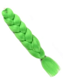 棕色編織髮條延伸24英寸1包合成高溫彩虹大編髮針編女性髮型