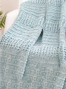 1捆100g紗線,編織6mm厚度紗線diy天鵝絨毛毯、圍巾,冰淇淋色 - 彩色 - 查看 4