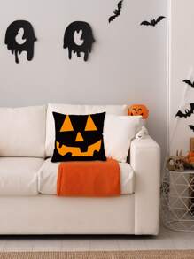 1套(6入組)歐美風格的萬聖節印花枕套,非常適合裝飾客廳、沙發、臥室和airbnb房間,慶祝萬聖節 - 卡通 - 查看 5