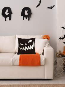 1套(6入組)歐美風格的萬聖節印花枕套,非常適合裝飾客廳、沙發、臥室和airbnb房間,慶祝萬聖節 - 卡通 - 查看 4