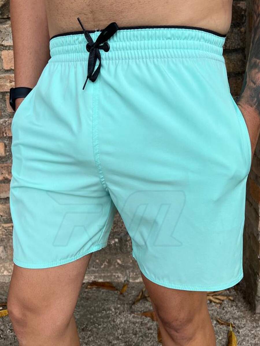 Men Shorts - Green - View 1