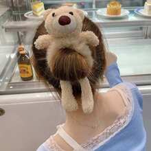 Phim hoạt hình dễ thương Sang trọng Gấu Dây buộc tóc Đối với Cao Tóc đuôi gà Bun - Vô cùng , Đáng yêu Và Đáng yêu - màu nâu - Xem 2