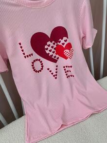 Women T-Shirts - 粉色 - 查看 2