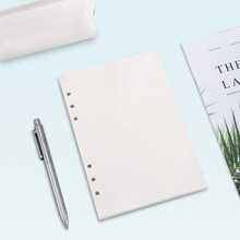 A5手帳補充,80張/160頁點網格活頁紙,適用於手帳綁定器,筆記本插入,議程內頁 - 白色 - 查看 3