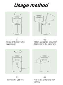 1入組車加濕器 - 灰色 - 查看 5