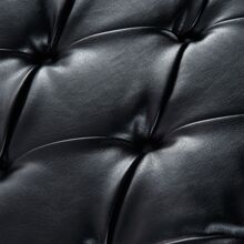 Upholstered Chaise Lounge - Black - View 7