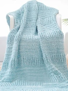 1捆100g紗線,編織6mm厚度紗線diy天鵝絨毛毯、圍巾,冰淇淋色 - 彩色 - 查看 3