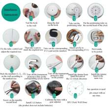 大型 3D DIY 挂钟阿拉伯数字时钟无框镜面墙贴家居装饰适用于客厅卧室（黑色）、家居装饰、房间装饰