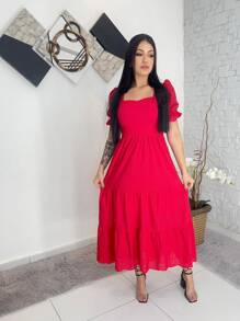 Women Dresses - Đỏ - Xem 2