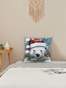 1 件聖誕數碼印花枕套 - 多樣色 - 查看 4