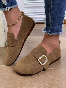 Ladies' Casual Loafers, Shoes, Soft Bottom Moccasins - Brown - View 1