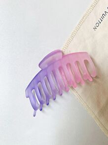 6 Colored Tonasol Hair Clips Decotative Hair Clip Rainbow Colors - Multicolor - View 2