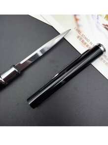 3 Pieces Of Discreet Pen Hidden Knife Tactical Personal Defense Back To School - Black - View 4