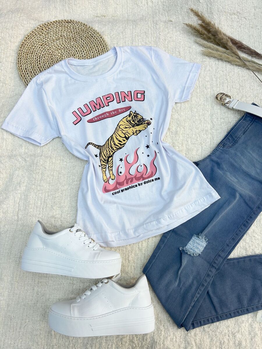 Women T-Shirts - 白色 - 查看 1