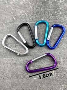 5-Pack Heavy Duty Carabiner Keychains - Perfect For Camping, Hiking, And Climbing! Casual - Multicolor - View 3