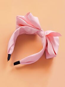 Cinta Para El Cabello Con Lazo Rosa Para Niños - Rosa - Ver 2