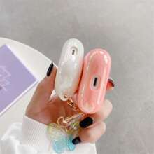 蝴蝶設計保護耳機殼適用於AirPods 1/2,AirPods3,和AirPods(第二代) - 白色 - 查看 5