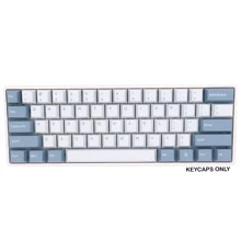 170 键 Shoko 双色注塑键帽 PBT 材质 Cherry 轮廓高度 GMK 风格键帽套装适用于 61/64/68/82/84/87/98/104/108 ANSI/ISO 布局双色注塑通用兼容性 Cherry TTC Gateron JWK Bsun MX 开关机械键盘 - 藍白色 - 查看 8